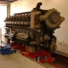 Engine on Line ready for disassembly.